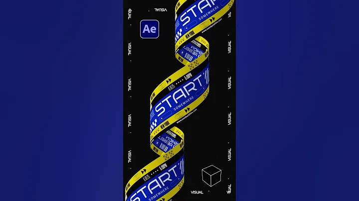 Create Hyper Typography Spiral Motion Graphics in After Effects