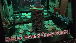 Crazy Tower & Bonus Coins Longplay On The New Coin Pusher 365 😎 screenshot 1
