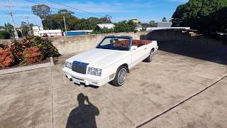 A quick walk around video of our 1982 Chrysler Lebaron Convertible