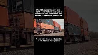 CSX I028 northbound at Kelly, Ky