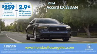 2024 Honda Accord LX Lease – Just $259 a Month at Honda of Downtown LA!