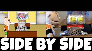 SML Movie: Cody&#39;s Robot! Animation and Original Video! | Side by Side!