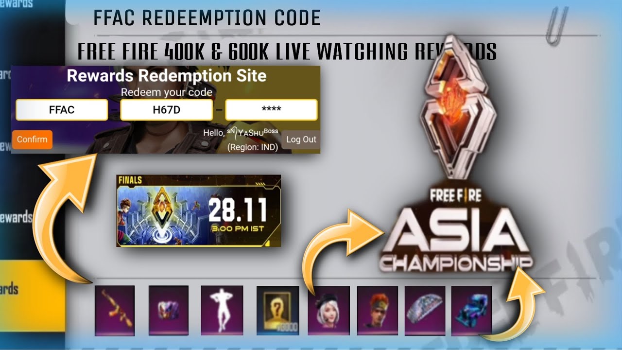 FFAC REDEEMPTION CODES || REDEEM CODE DETAILS || EXCHANGE REWARDS 🔥