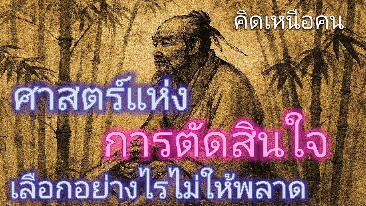 ศาสตร์แห่งการตัดสินใจ : เลือกอย่างไรไม่ให้พลาด | กลยุทธ์ชีวิต | ปรัชญาชีวิต | คิดเหนือคน
