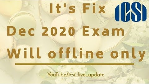 Attention New Update for Dec 2020 Exam, Check Your Preliminary Enrollment Status ICSI #Rajpicz