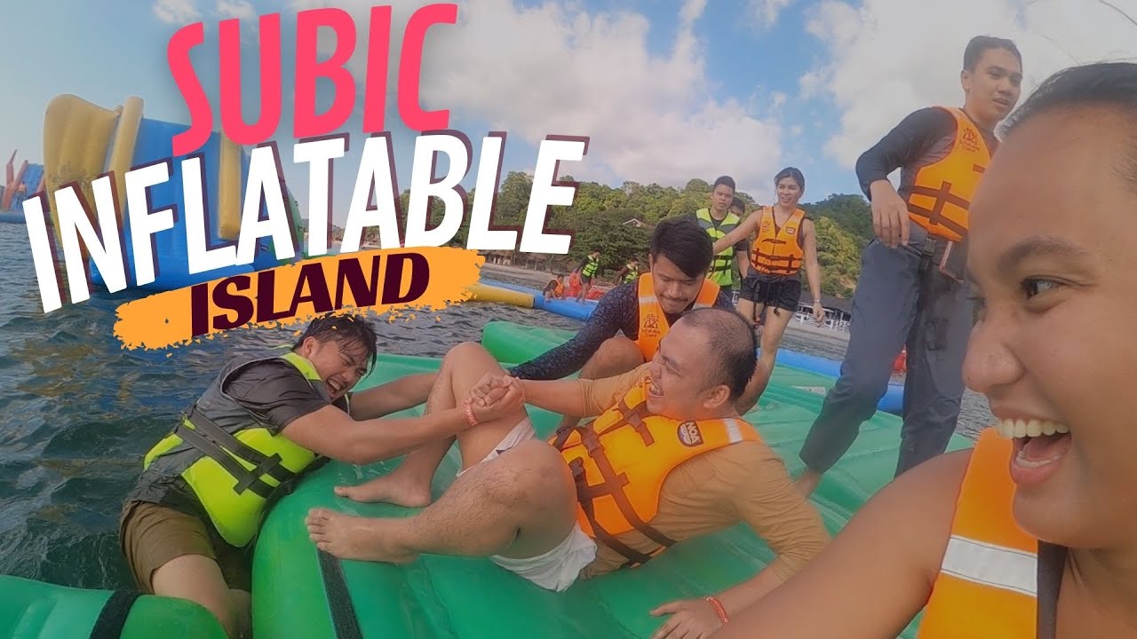 Inflatable Island in Subic - YouTube