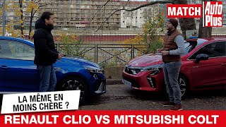 RENAULT CLIO VS MITSUBISHI COLT : la MÊME en moins chère ? - Match