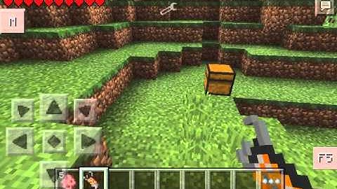 MCPE 0.11.1 MOD SHOWCASE:gravity gun mod