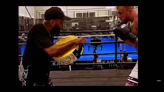Andrew Tate vs Jake Paul boxing face off