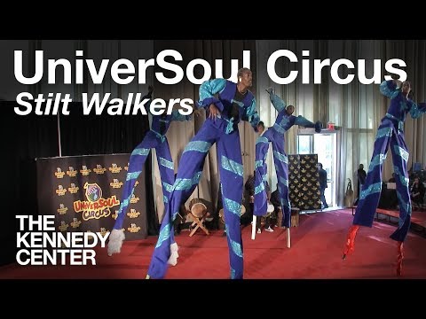 circus stilt walkers