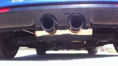 Thumbnail of VW Golf R exhaust / stock vs. milltek non-resonated