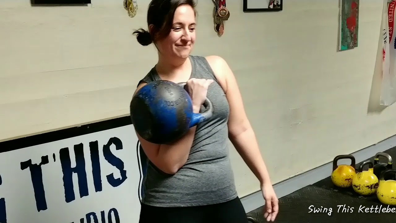 perfect kettlebell swing form Kettlebell Training for Women : The Clean and Rack Position