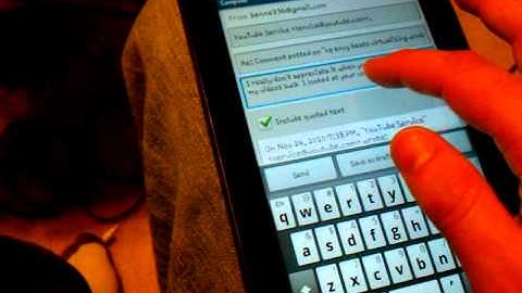 Galaxy Tab Swype Typing which is very fast