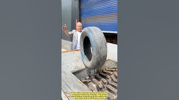 Shredding Satisfaction: Watch This Tire Get Totally Destroyed!