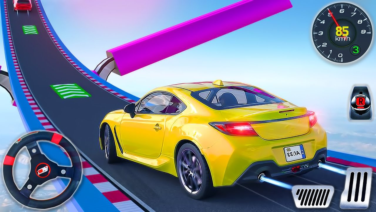 Crazy Car Stunt Ramp Racing - Mega Tracks Impossible Simulator 3D ...