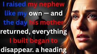 I Raised My Nephew Like My Own — Then His Real Mother Came Back