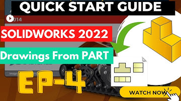 How to Make Drawing From Part | Solidworks 2022 Tips | Cad Resource