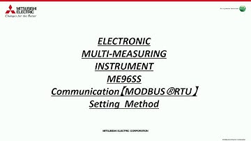 02_ME96SS Communication Setting(MODBUS🄬RTU)