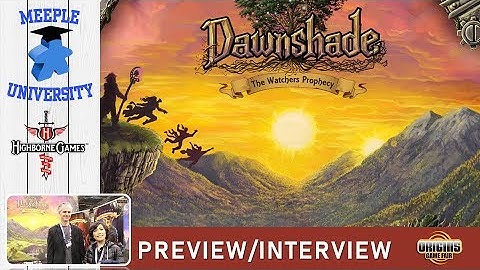 Dawnshade Board Game – Preview and Interview at Origins 2019