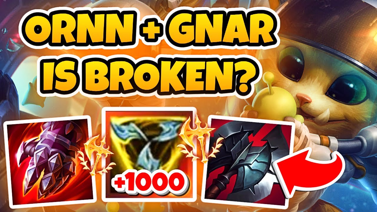 I FORGOT HOW BROKEN GNAR + ORNN IS!!! Season 16 Gnar Ranked Gameplay (League of Legends)