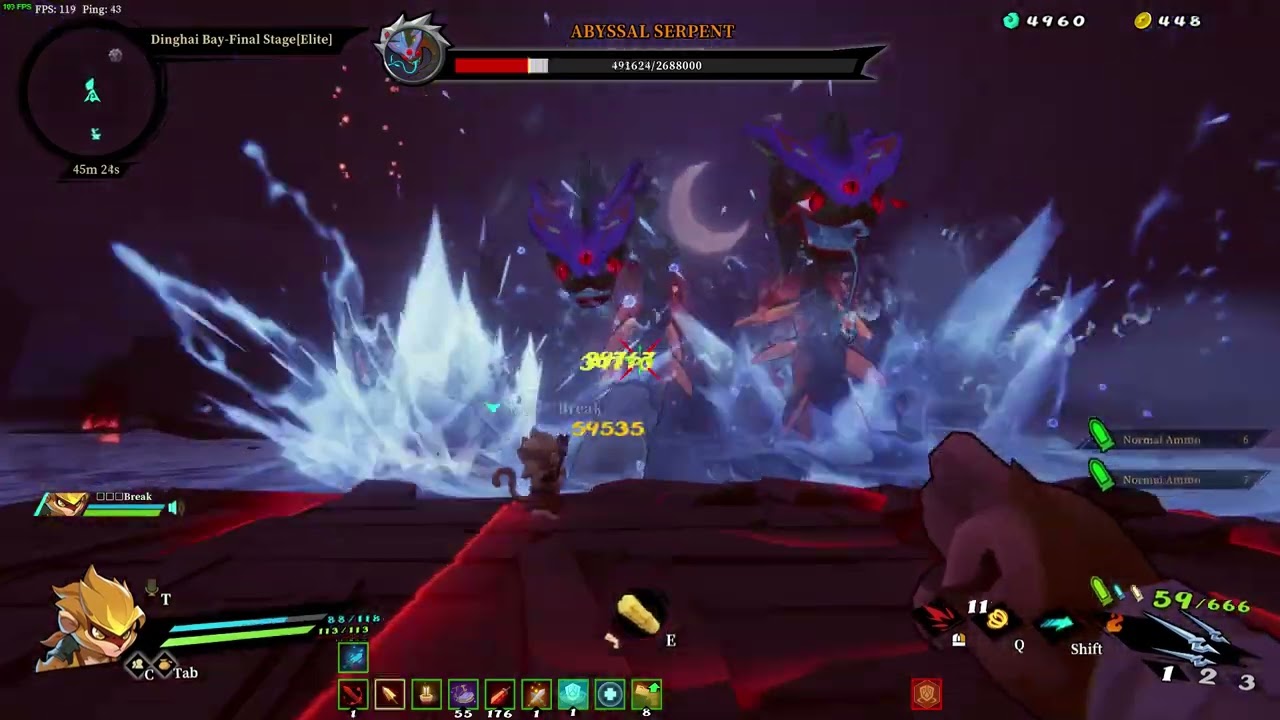 Gunfire Reborn - Dinghai Bay - Final Stage New Boss: Abyssal Serpent - #7