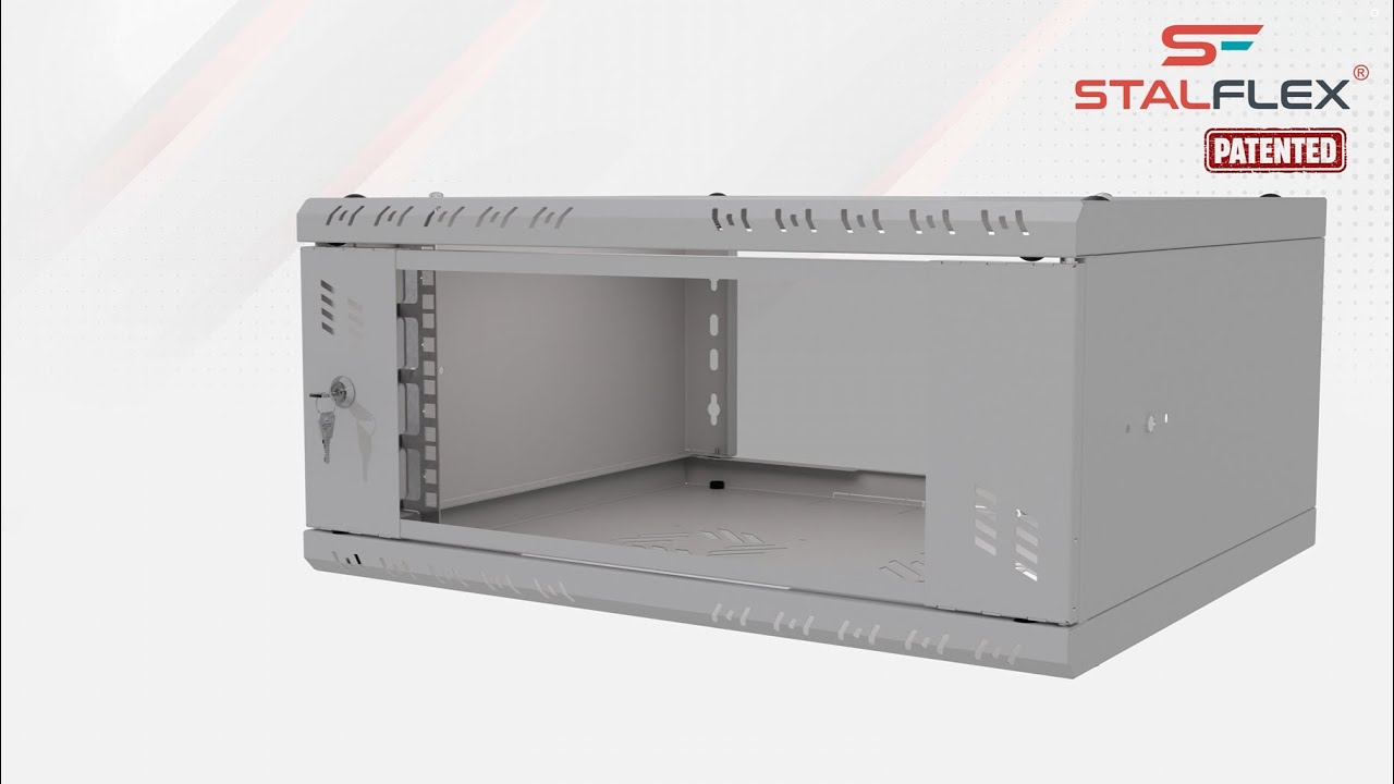 DIGITUS network cabinet - 19-inch rack 7 U - Unassembled - Wall