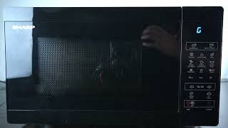 Microwave SHARP YC MG02E B - Maximum Power Heating | Highest Heating Setting