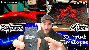 Impressive Timelapses Straight From  Bambu 3D Printer - CyberBrick Timelapse Kit Full Instructions