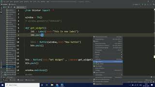 ADD WIDGET DURING RUNTIME USING TKINTER