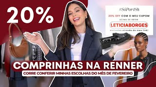 COMPRINHAS RENNER 20% OFF | minhas escolhas da coleção nova 😍🎀