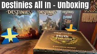 Destinies All In Unboxing Pt.4 Myth and Folklore Expansion MISSING MINIATURE!