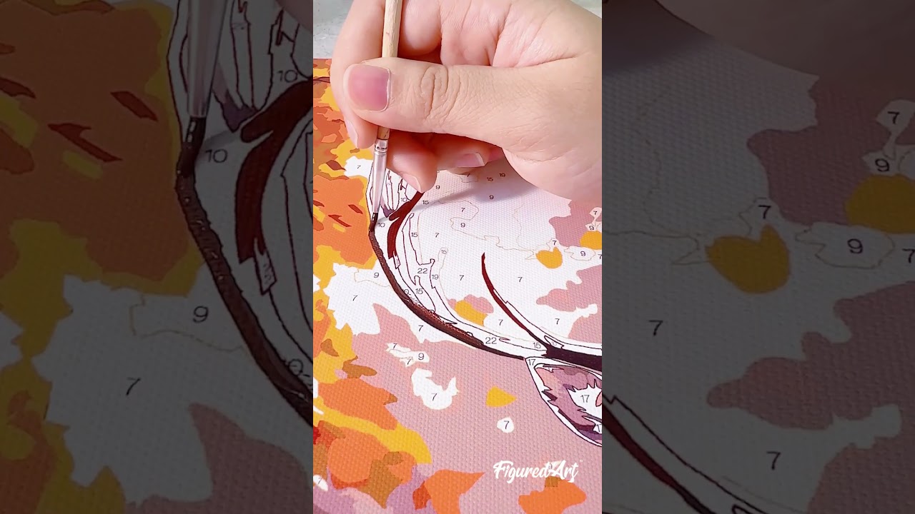 Dipingere Con I Numeri Per Bambini Con Cornice E Cavalletto – Kit Cervo Paint By Numbers 7-10 Anni