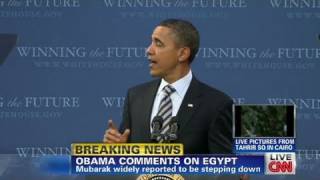 CNN: Obama: Moment of transformation in Egypt