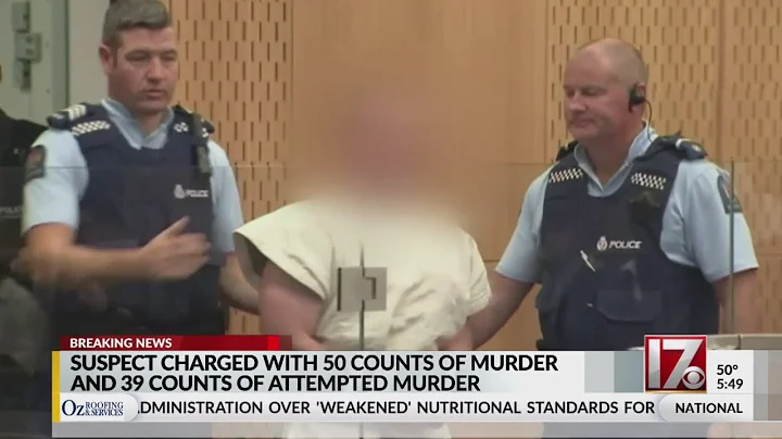 New Zealand mosque shooting suspect officially charged