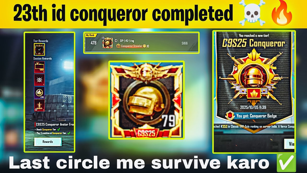 DAY 29🇮🇳 HOW TO GET HIGH KILLS IN EVENT 😱 SOLO CONQUEROR RANK PUSH TIPS AND TRICKS 🔥