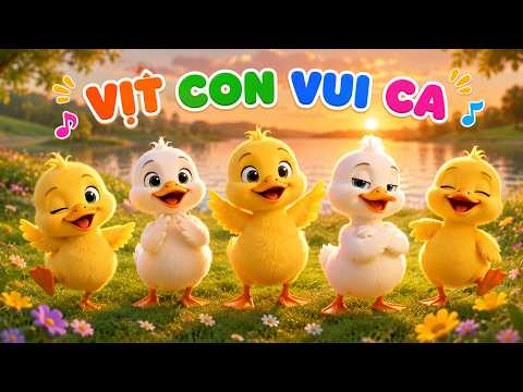 Vịt Con Vui Ca - Nhạc Thiếu Nhi Vui Nhộn Cho Bé Yêu - Hoạt Hình Vịt Con 4K