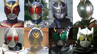 Kamen Rider Kuuga, G3-X, Knight, Riotropper, Blade, TheBee, Dark Kiva & Eternal 