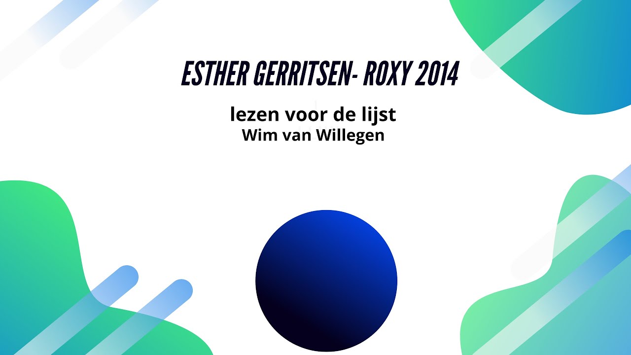 Esther Gerritsen - Roxy 2014 - YouTube