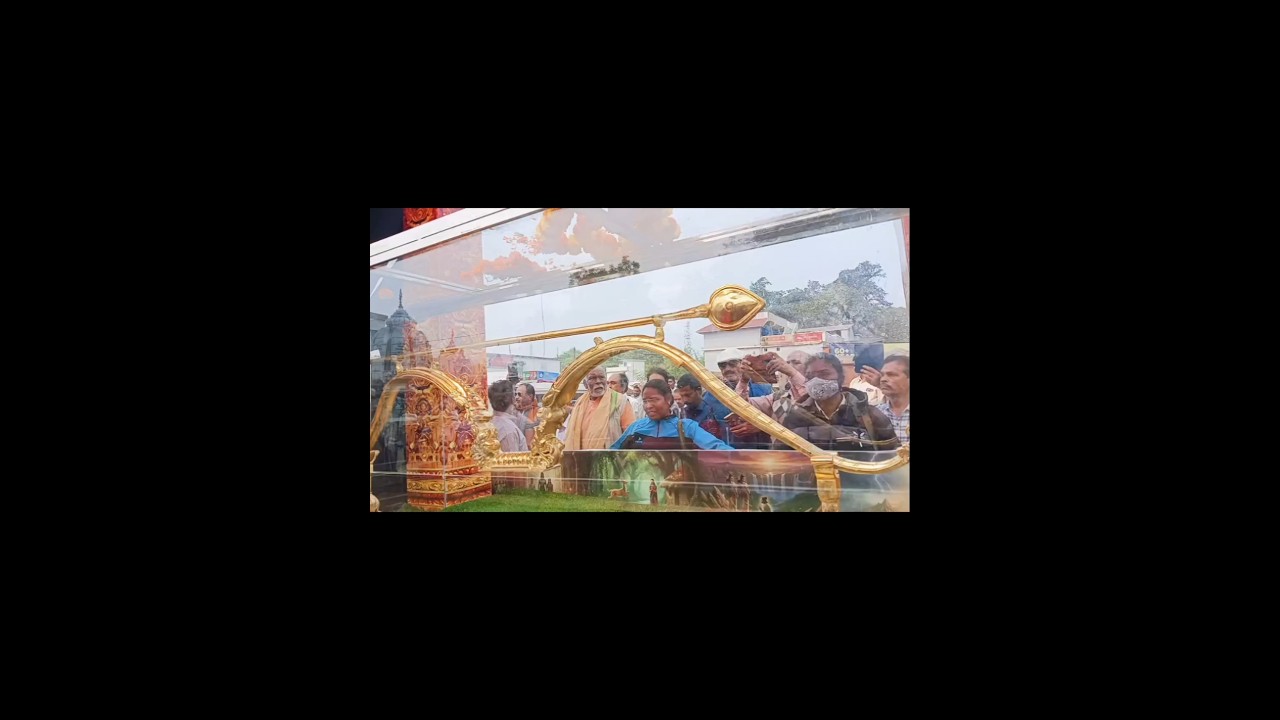 Shree Ram ji's dhanush going from Odisha to Ayodhya...JAI SHRI RAM🚩🙏 