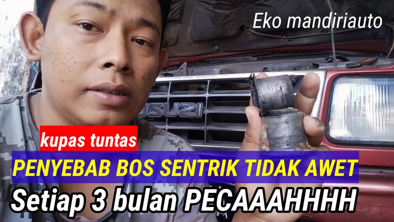 ISUZU PANTHER,PENYEBAB SUSPENSI LIMBUNG,BUSHING ARM CEPET RUSAK.