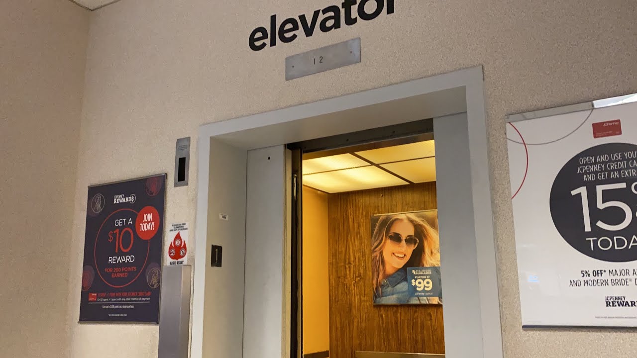 FINAL RIDE! Montgomery Hydraulic Elevator JCPenney Chapel Hill Mall