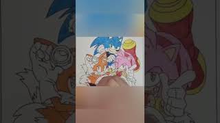Coloring Sonic and Friends Sonic 2