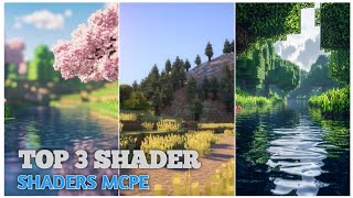 Top 3 Shader Mcpe 1.21+ Ringan Realistis | HD | Minecraft Pe Shader