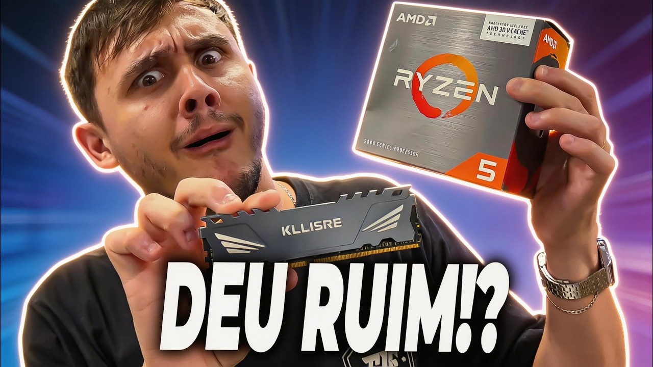 Tentou montar o primeiro PC GAMER SOZINHO☠️