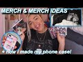 1D merch collection + how I make my phone case