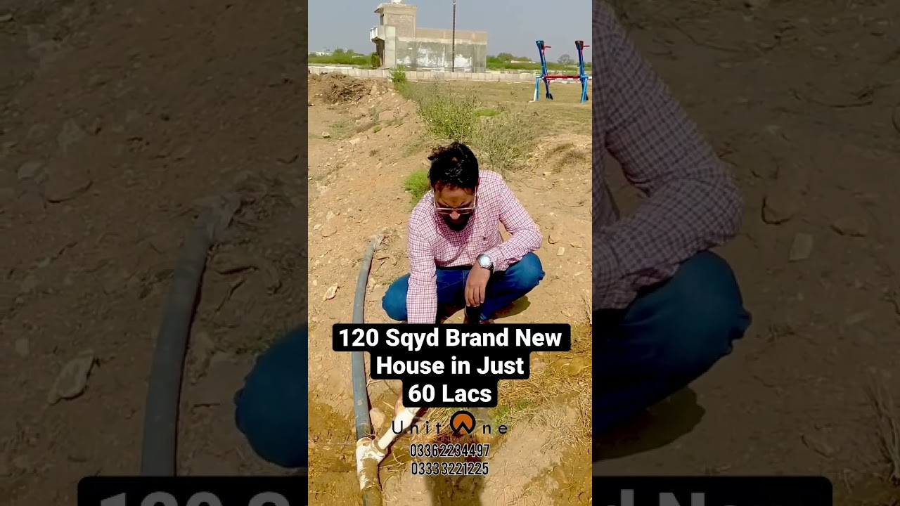120 Sqyd Brand New House in Just 60 Lacs | Karachi Near Scheme 33 