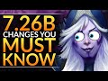 NEW PATCH 7.26b: HUGE Changes, Buffs and Nerfs YOU MUST ABUSE to WIN - Dota 2 Pro Gameplay Guide