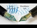 Fountain Pen Comparison: Montblanc 149 vs Sailor King of Pen