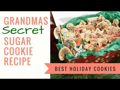 Grandma's Secret Sugar Cookie Recipe