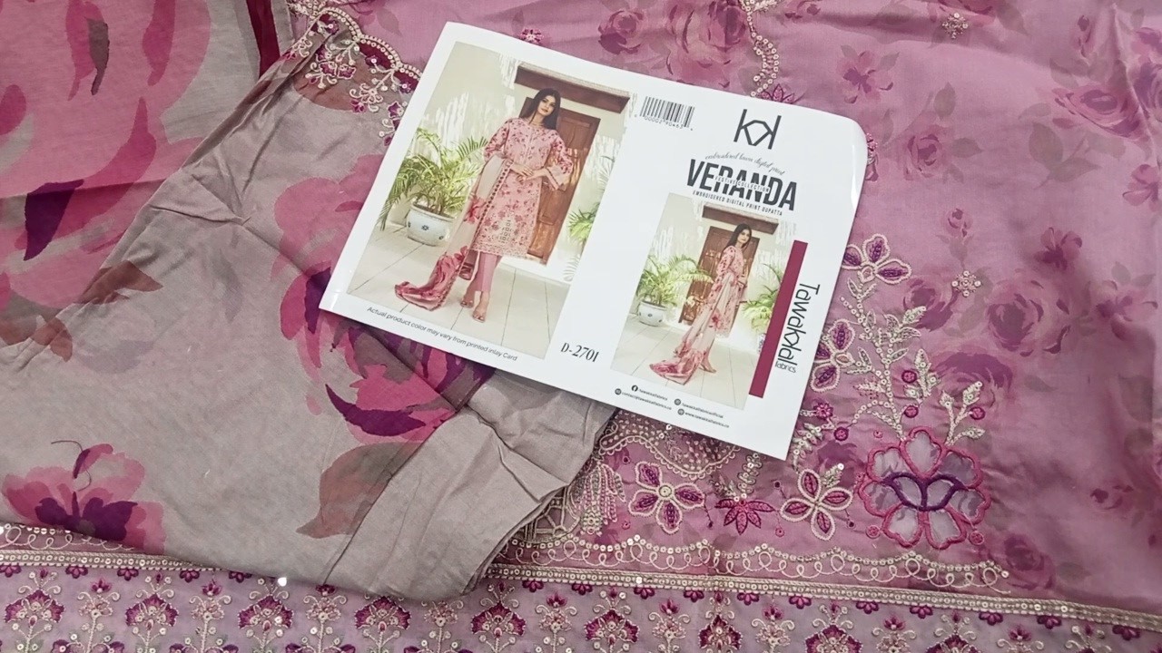 Festive Eid Collection Tawakkal Embroidered Lawn Digital Printed Suits